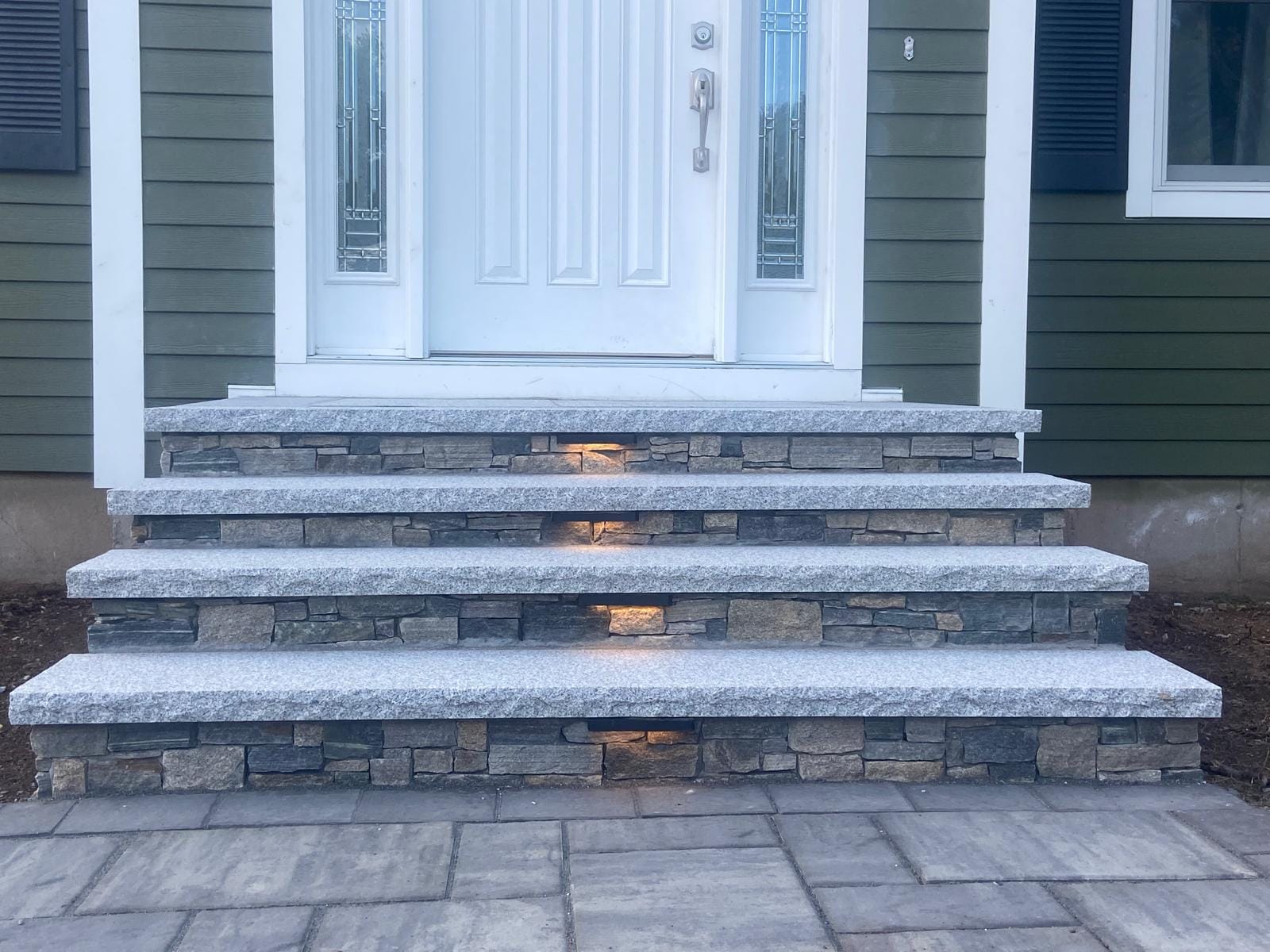 Stone Entry Steps — Scituate, MA