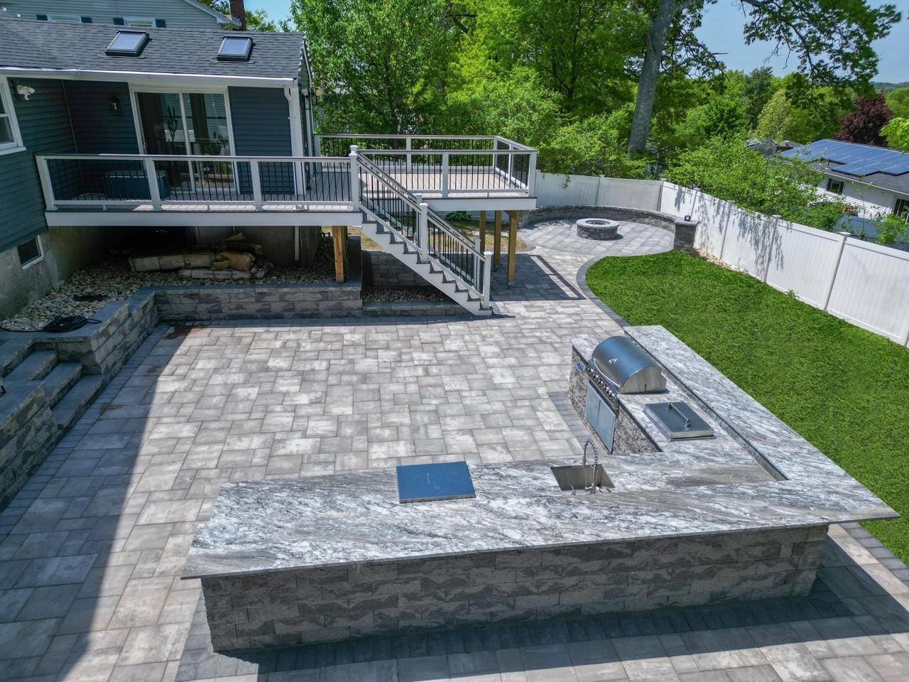 Hardscape project by Grow'N Mow