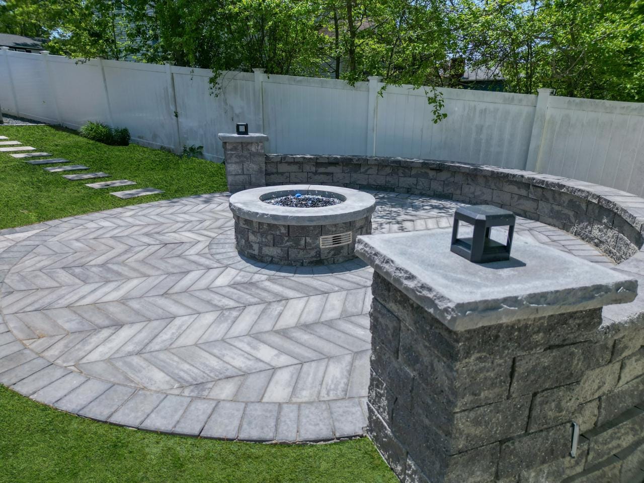 Hardscape project by Grow'N Mow