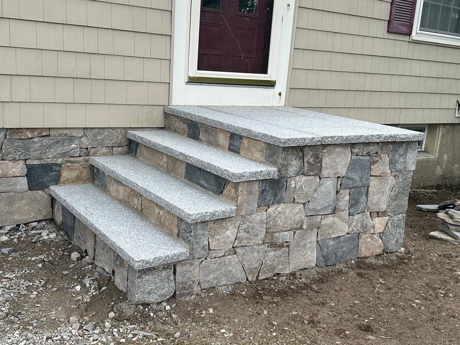 Hardscape project by Grow'N Mow on the South Shore of Massachusetts