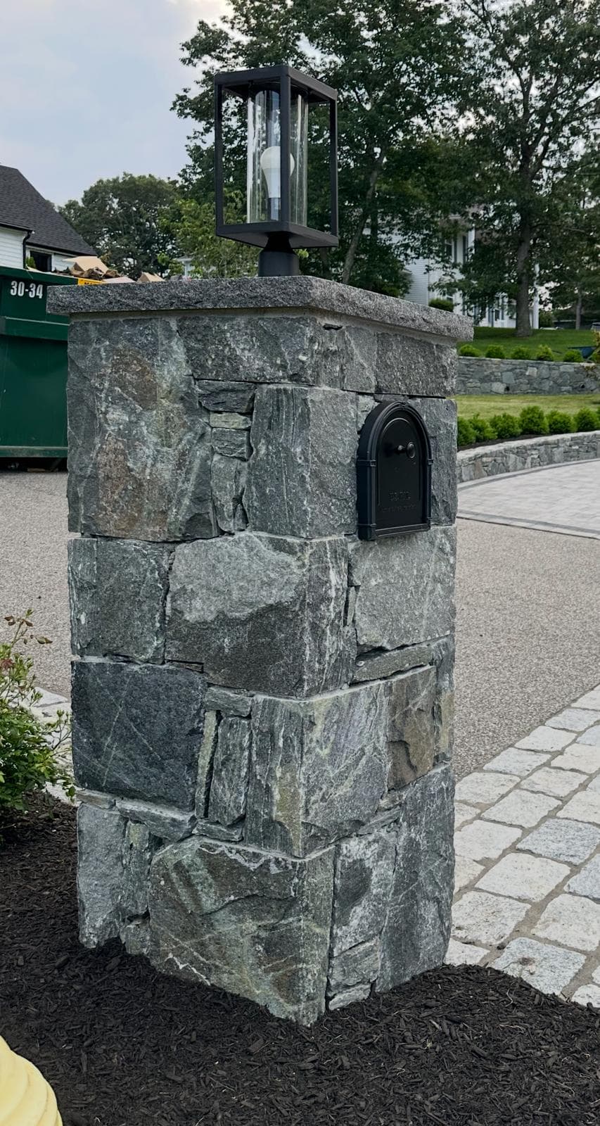 Hardscape project by Grow'N Mow on the South Shore of Massachusetts