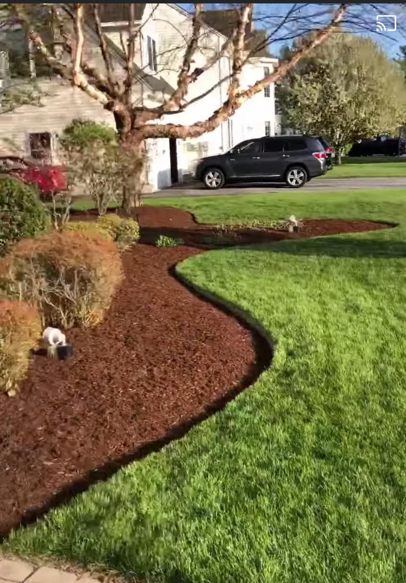 Landscaping project by Grow'N Mow on the South Shore of Massachusetts
