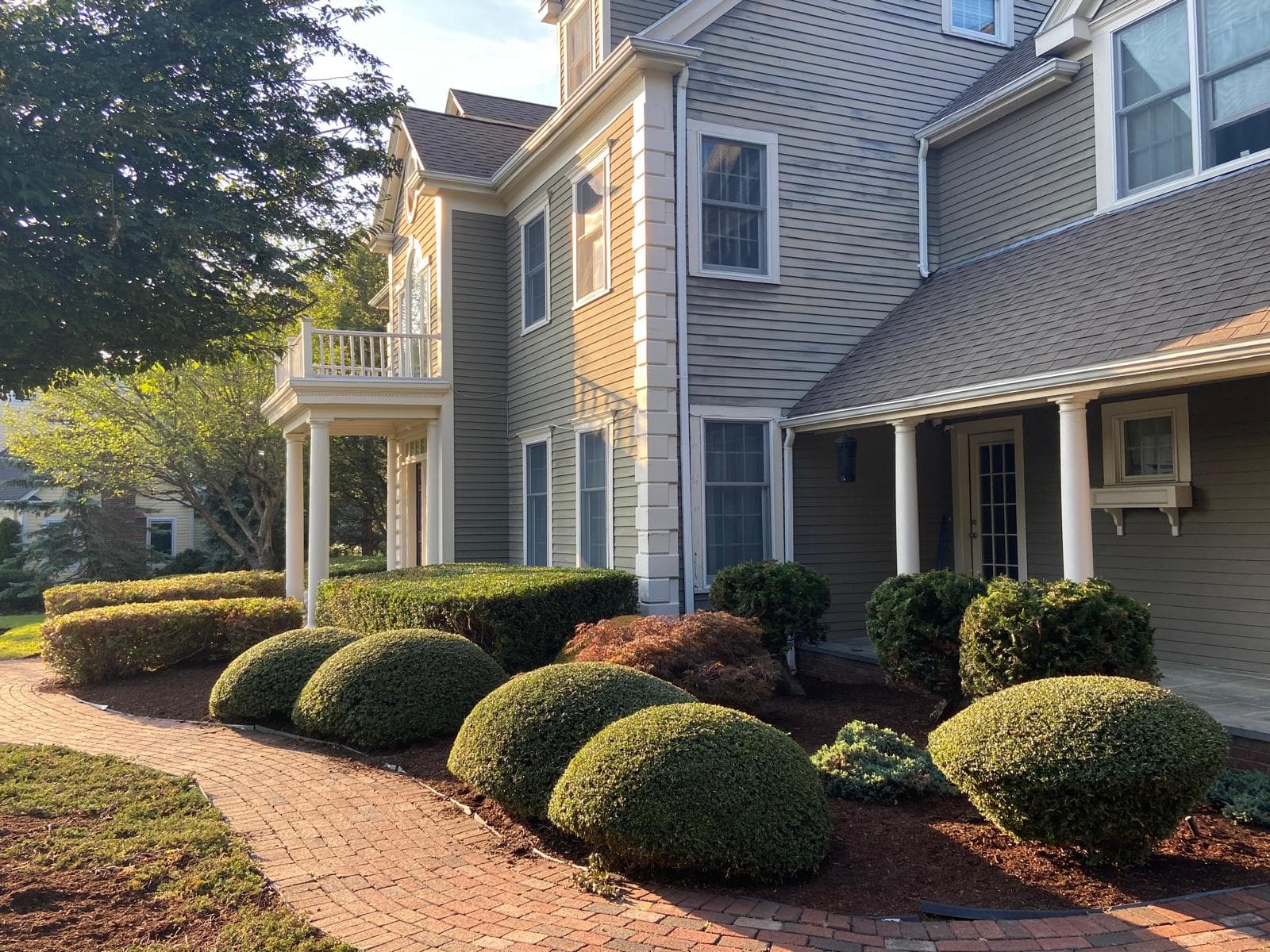 Landscaping project by Grow'N Mow on the South Shore of Massachusetts