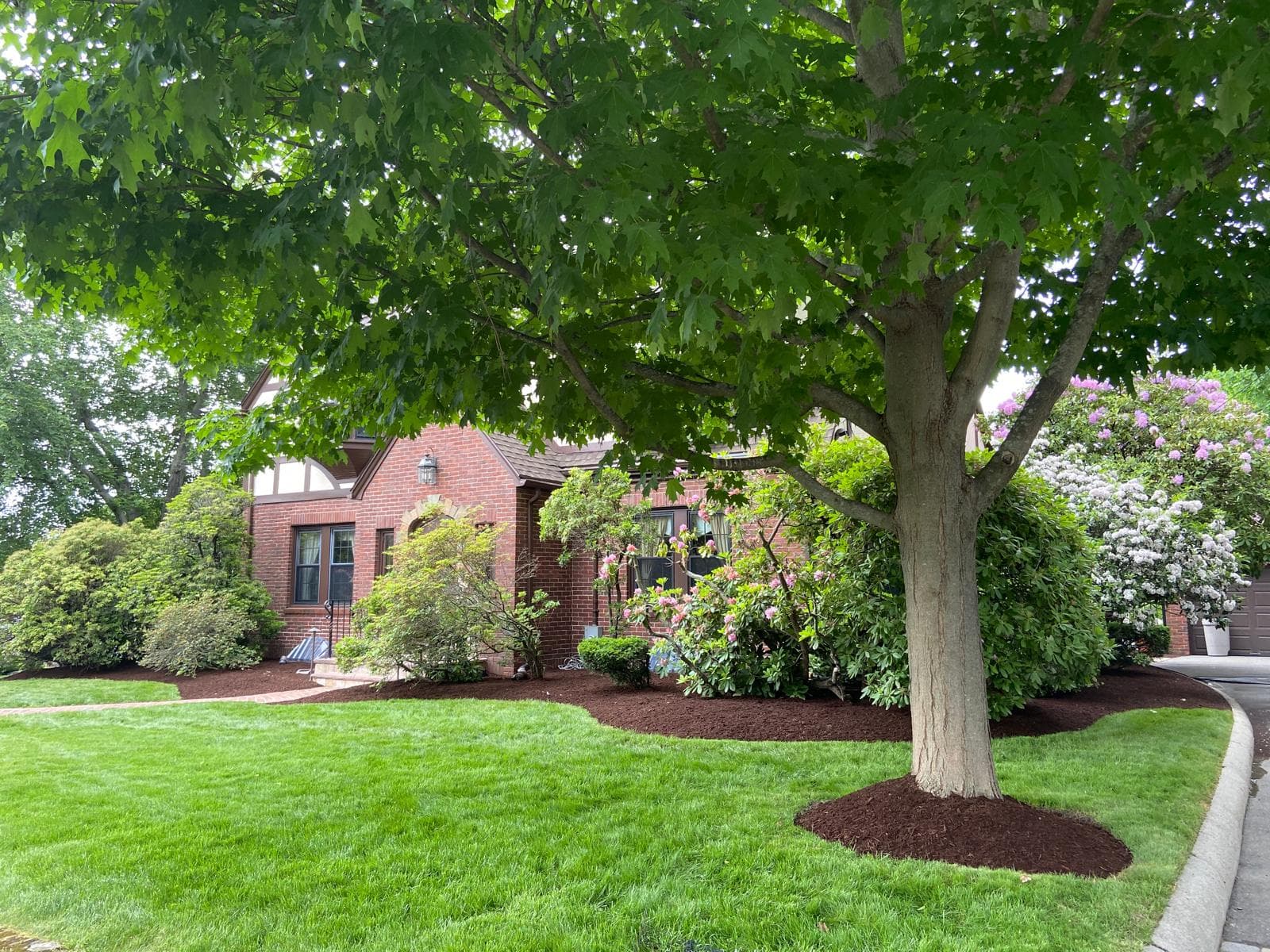 Landscaping project by Grow'N Mow on the South Shore of Massachusetts
