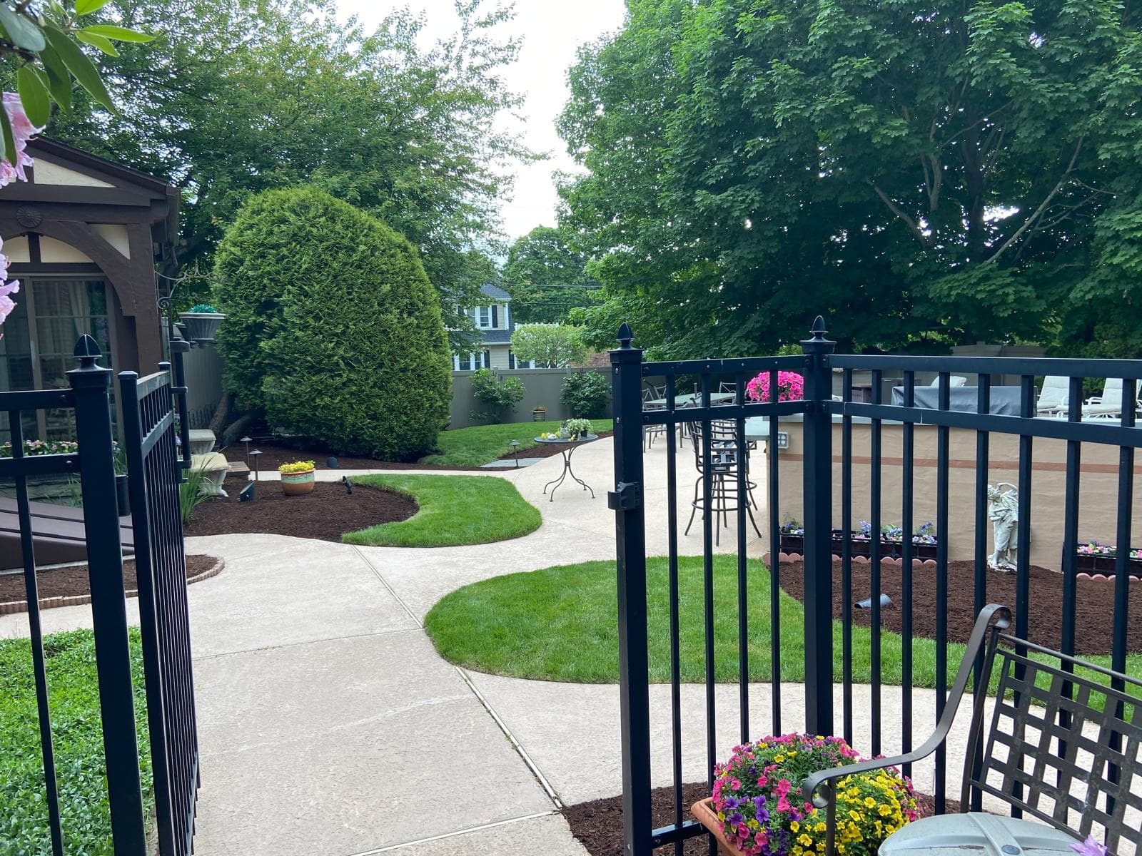 Landscaping project by Grow'N Mow on the South Shore of Massachusetts
